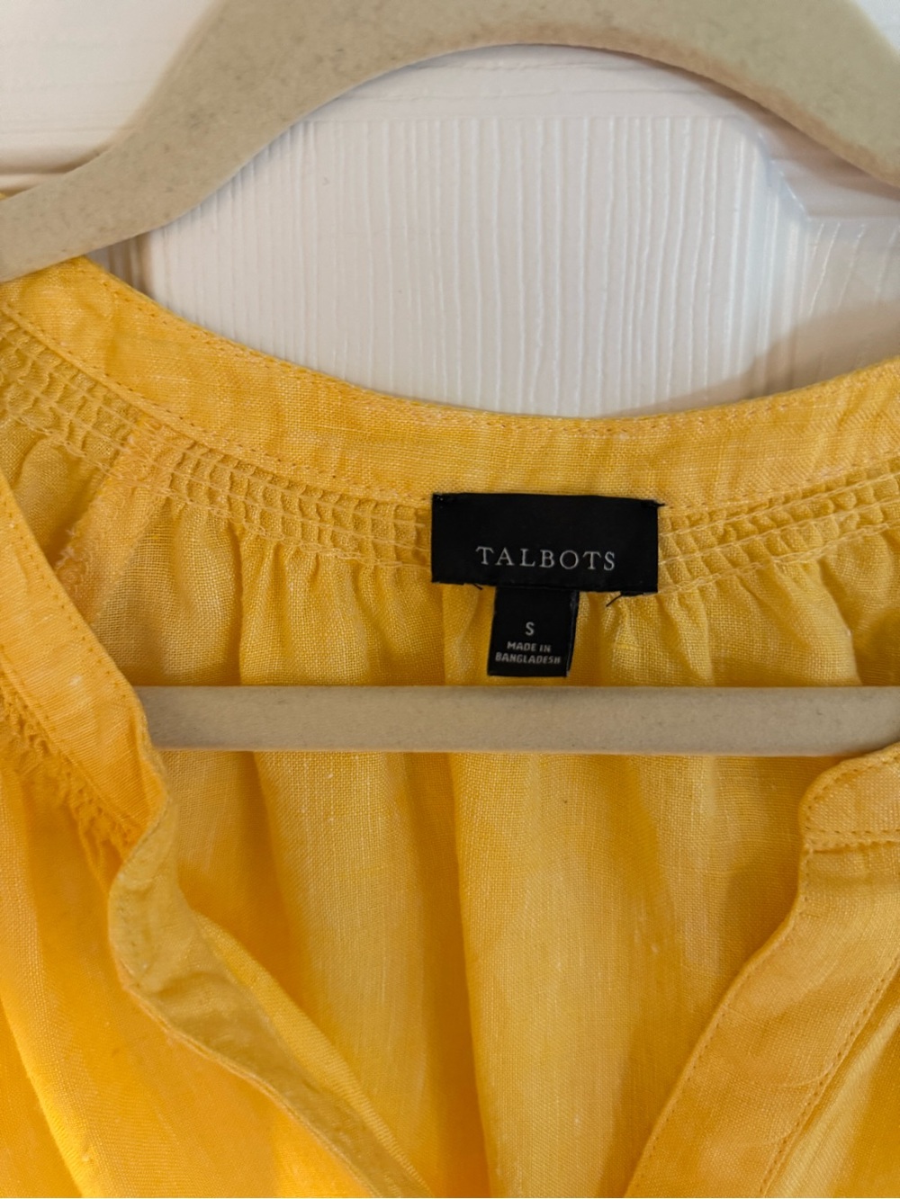 Talbots Linen Blouse - Picture 3 of 5
